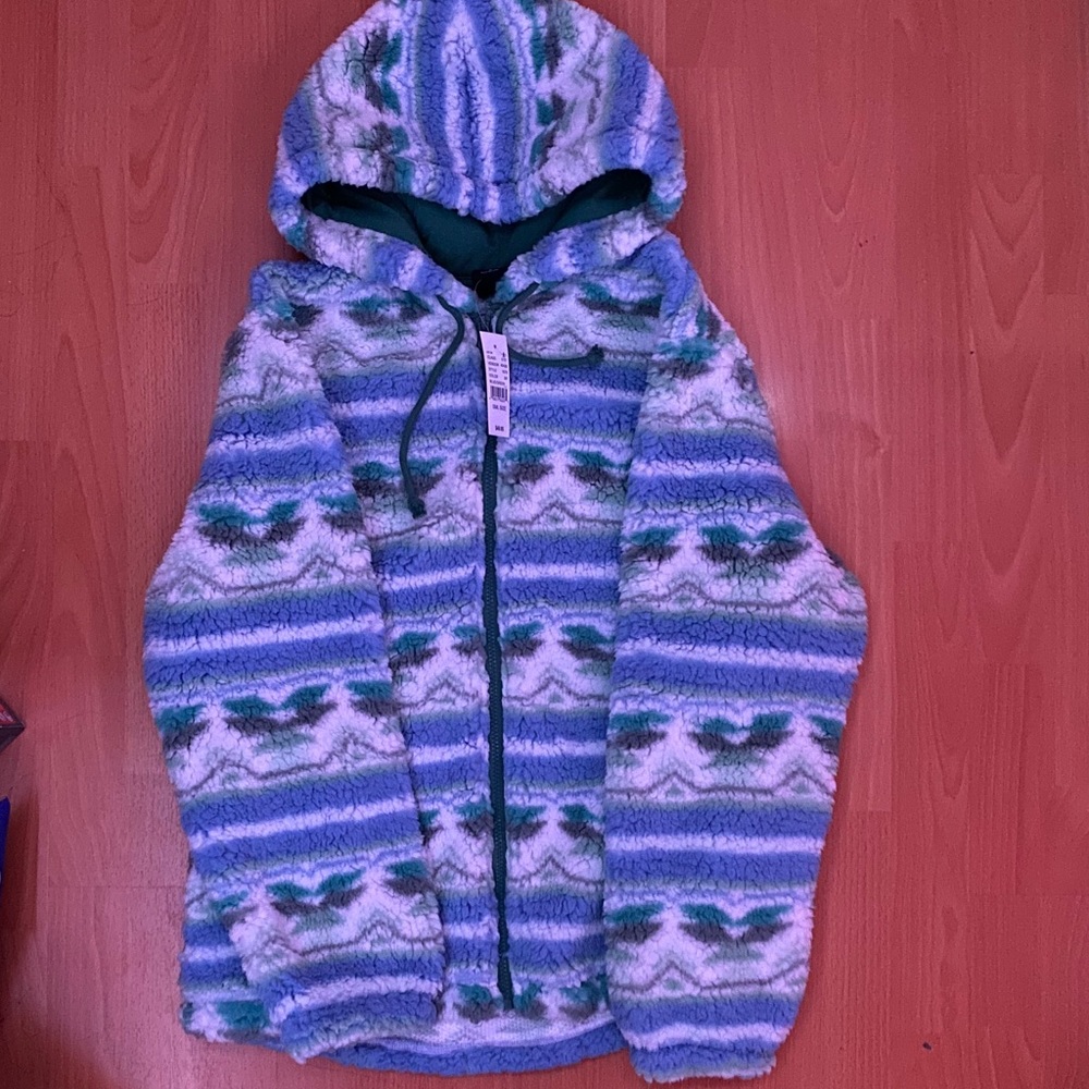 PacSun Sherpa Full Zip Jacket